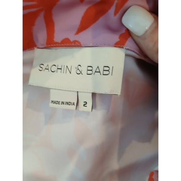 Sacchin and Babi button down belted dress size 2 - Picture 8 of 10